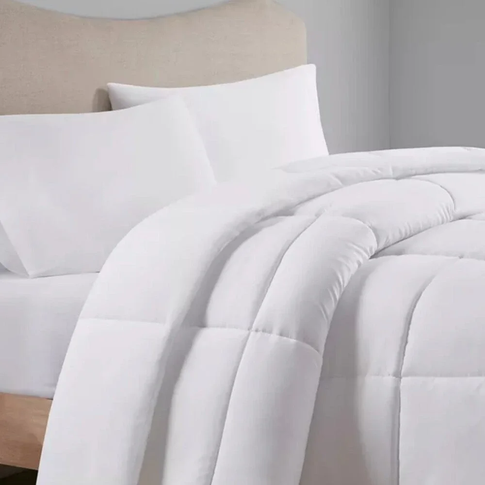 The Big One White‎ Down Alternative Reversible Comforter Full Queen 86x86